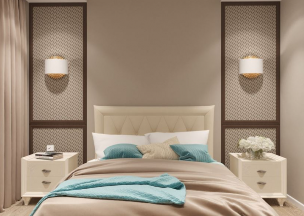 Desain kamar tidur dengan perabotan minimalis