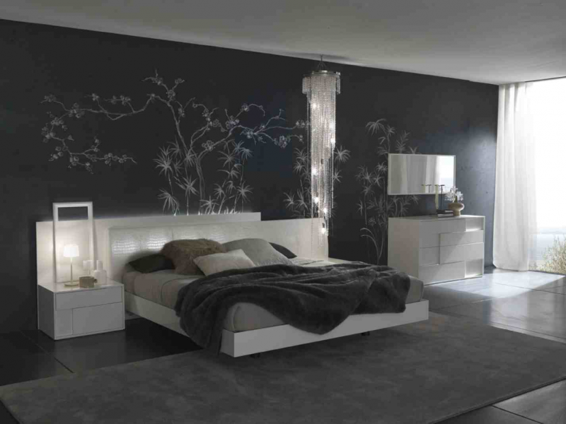 Desain Cat Kamar hitam