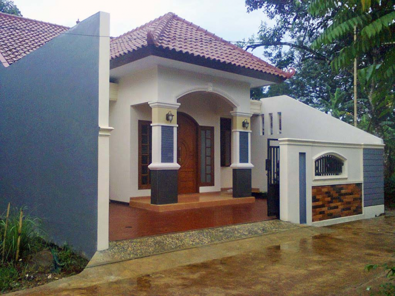 Warna Cat Teras Rumah Konsep bersih dan elegan