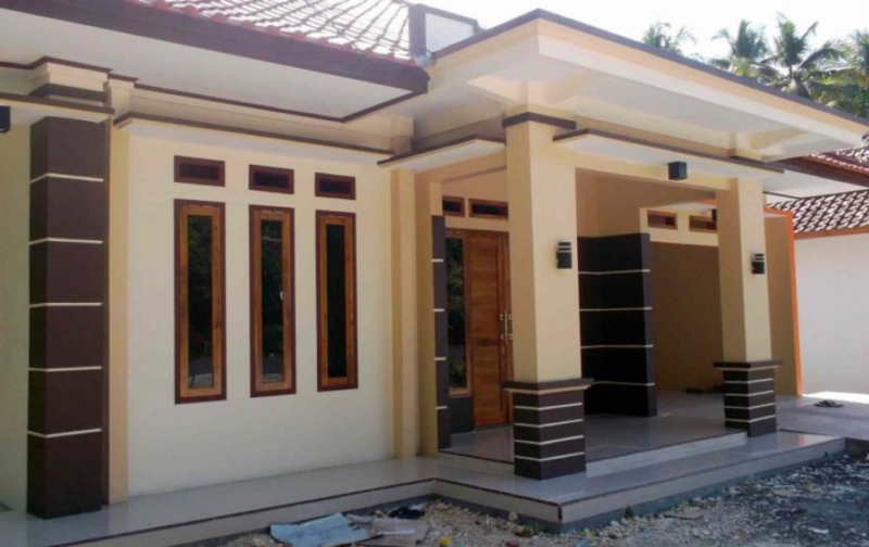 Warna Cat Teras Rumah Krem