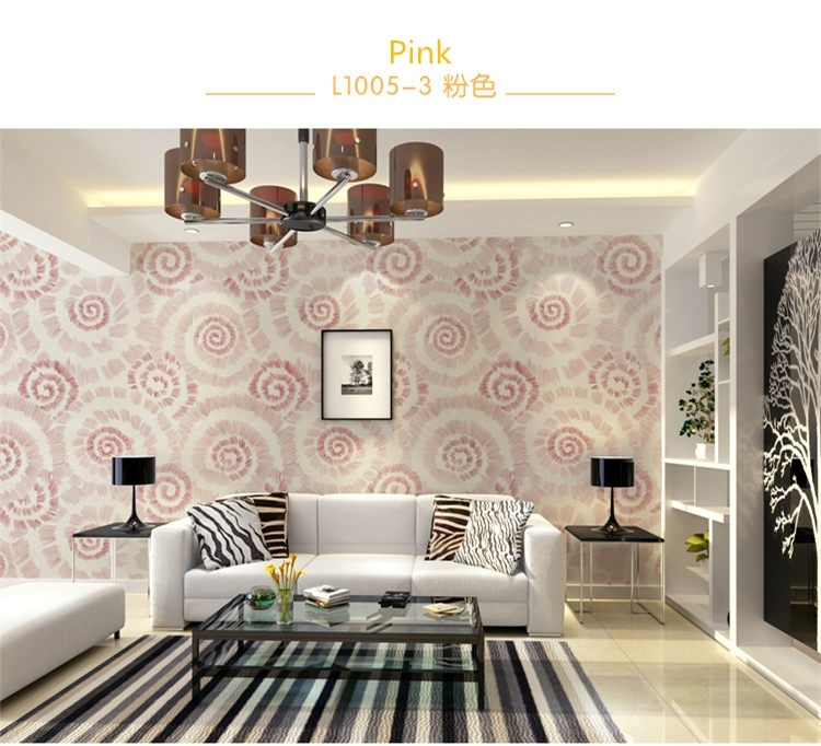 Wallpaper Ruang Tamu Motif Unik