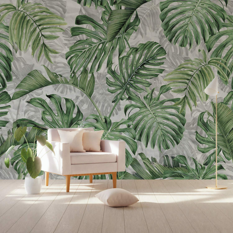 Wallpaper Dinding Minimalis Gambar Daun
