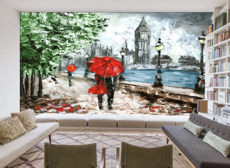 Wallpaper Dinding Minimalis Gambar Lukisan