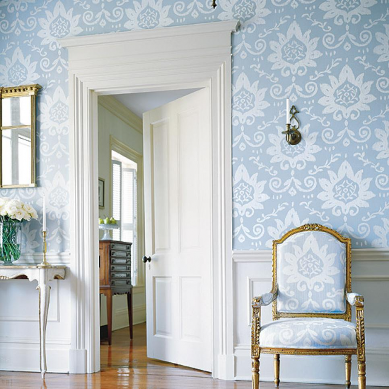 Wallpaper Dinding Minimalis Motif Ornamen