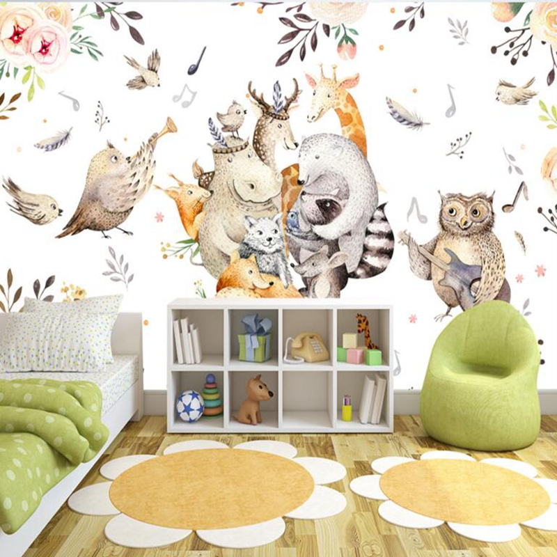 Wallpaper Dinding Ruang Tamu tokoh kartun