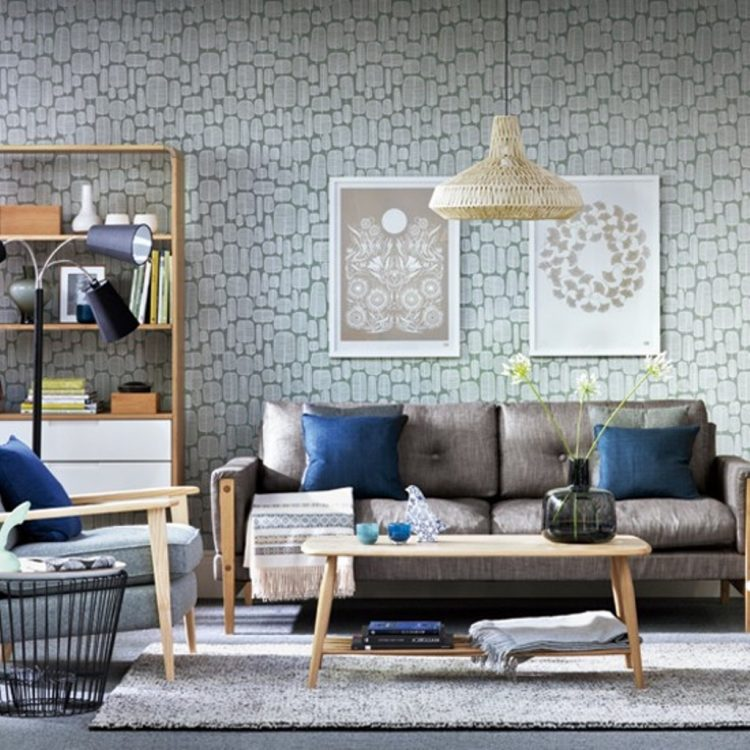 Wallpaper Minimalis Bentuk geometri khas abad pertengahan