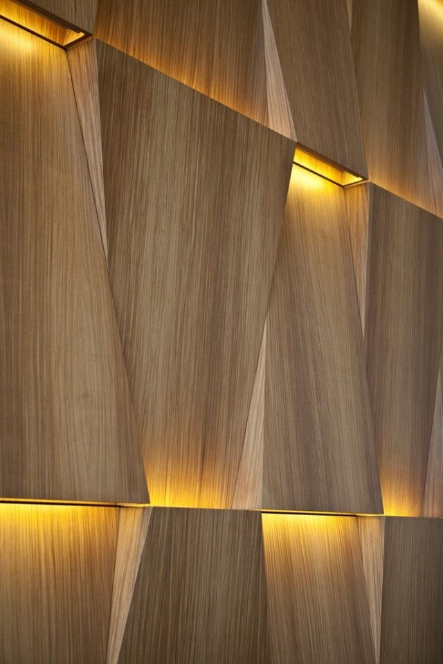 Desain Dinding Kayu 3D