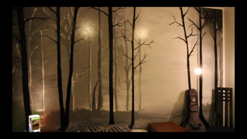 Gambar Dinding Kamar Lukisan Pemandangan