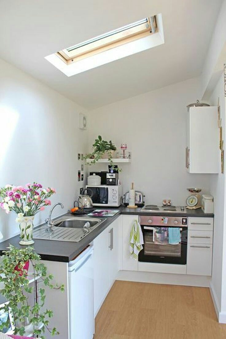 Dapur minimalis dengan ventilasi