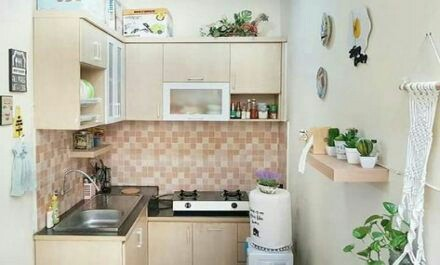 Contoh menarik dapur minimalis mungil