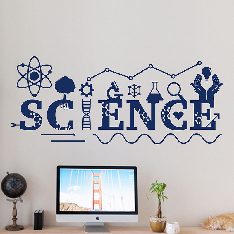 Sticker Dinding Science