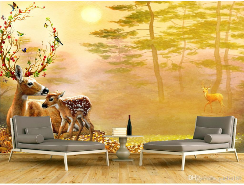 Gambar Walpaper Dinding lukisan alam
