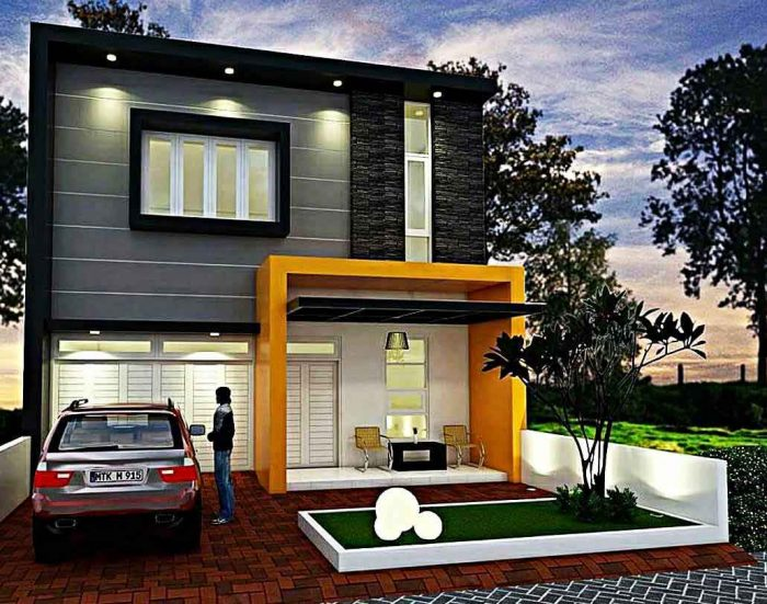 Garasi Minimalis desain Futuristik
