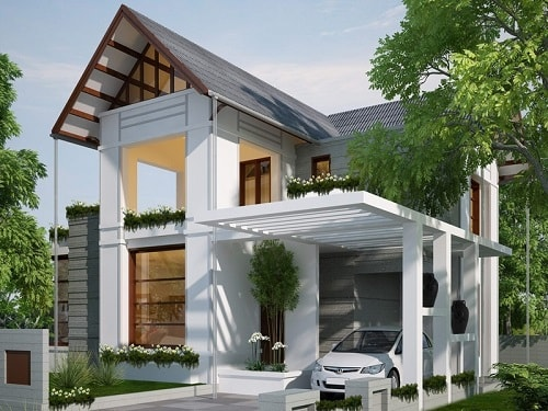 Rumah mewah garasinya nggak harus tertutup