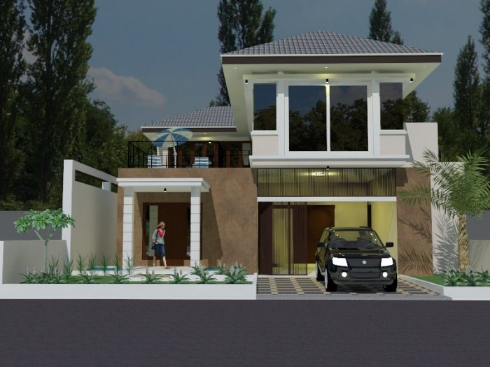 Street Garasi model Front the door
