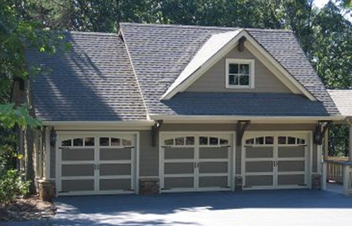 White Grey Carport Vintage Full storage