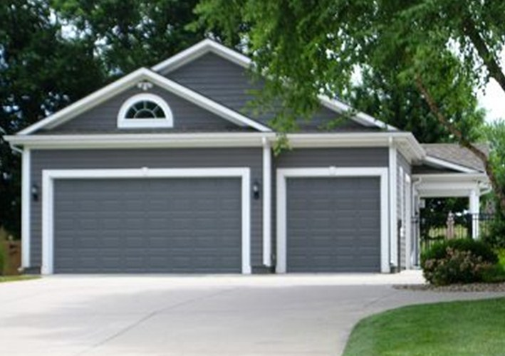 Garasi Side Garage double storage (Grey brown)