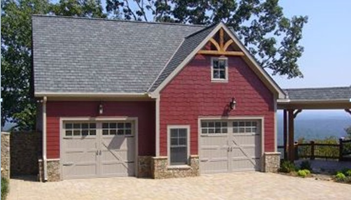 Model Garasi House Double Gate Desain Minimalis