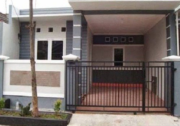 Garasi Mobil Samping Rumah Tertutup