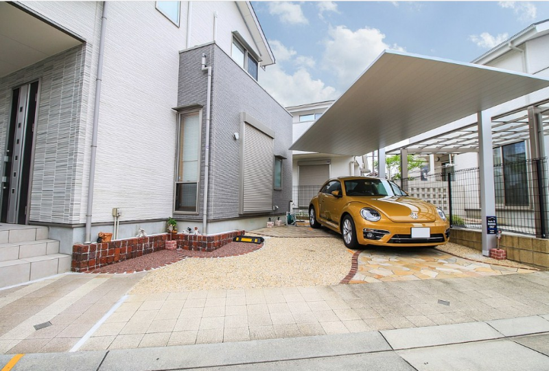 Gambar garasi rumah cantik