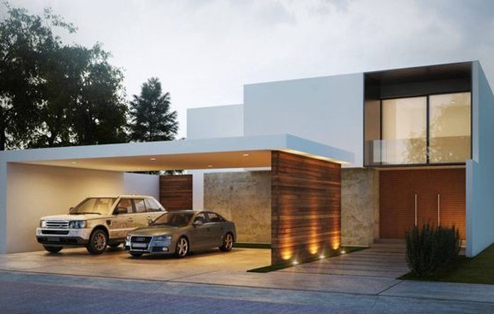 Garasi Mobil Model Terbuka