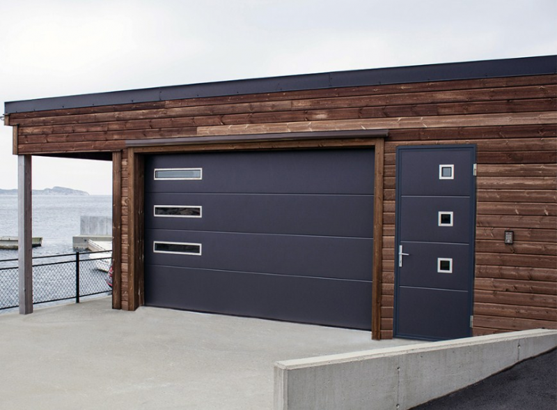 Model garasi rumah belakang