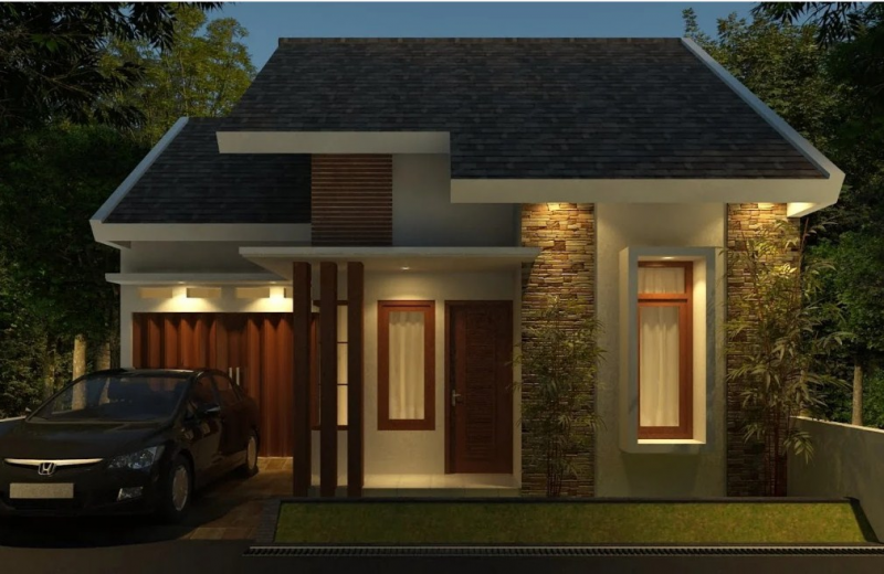 Model Rumah Yang Ada Garasi Mobil Desain id