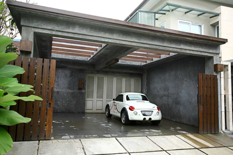 Aneka Desain garasi mobil