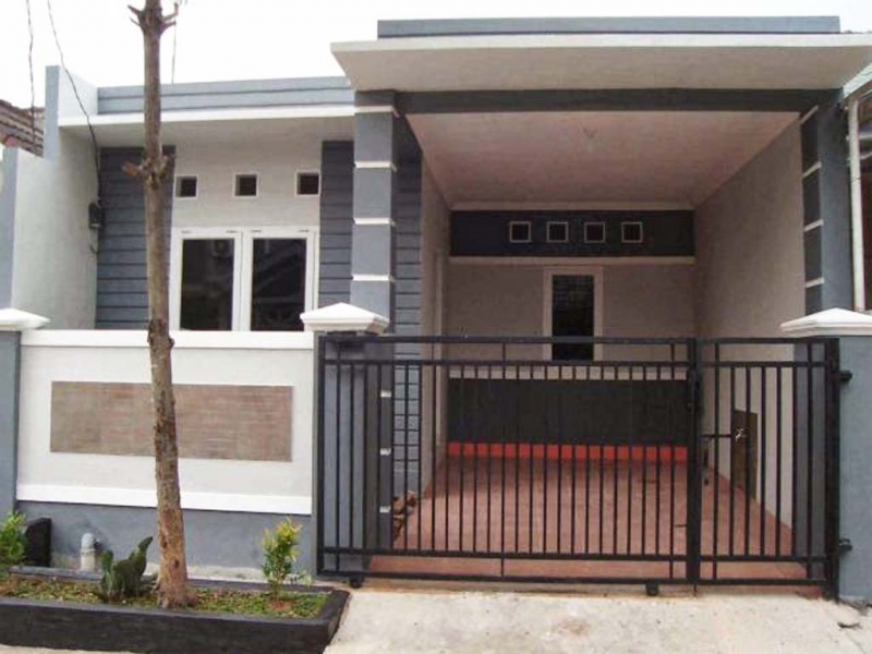 Desain Garasi Rumah di cor