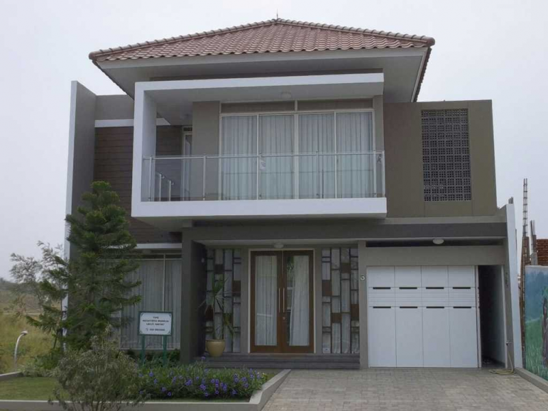 Desain Garasi Rumah tertutup