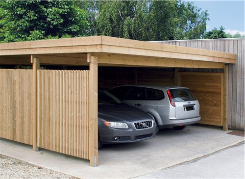 Model garasi samping rumah minimalis