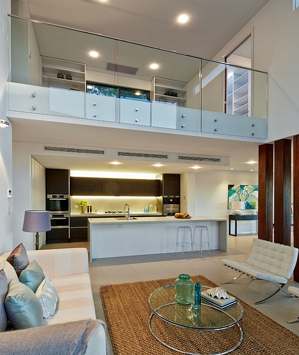 Desain Interior Kontemporer Rumah 2 Lantai