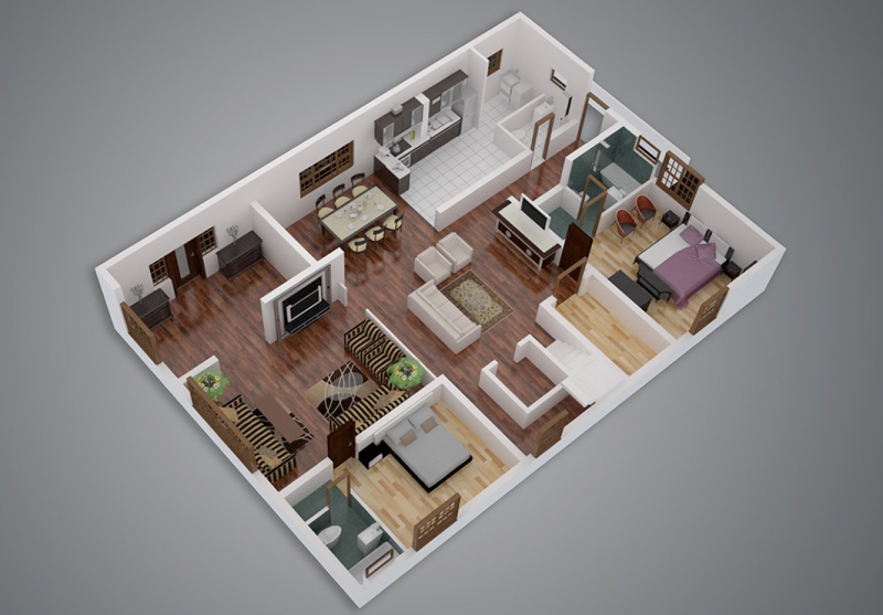 Desain Apartemen MODERN VINTAGE