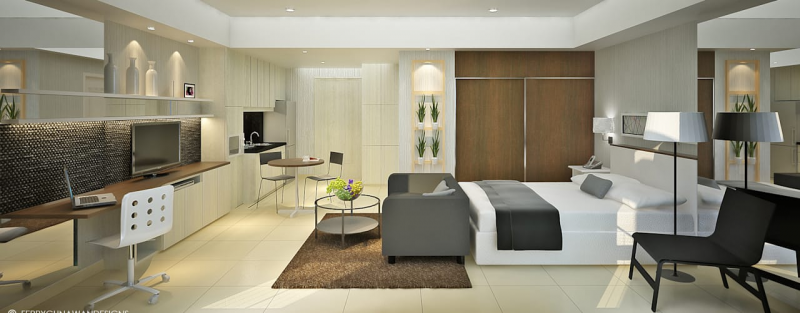 Konsep Desain Interior Apartemen 2 Bedroom