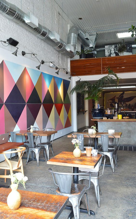 DESAIN INTERIOR MODERN CAFE