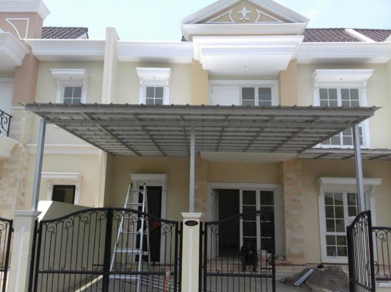 atap baja ringan di rumah mewah