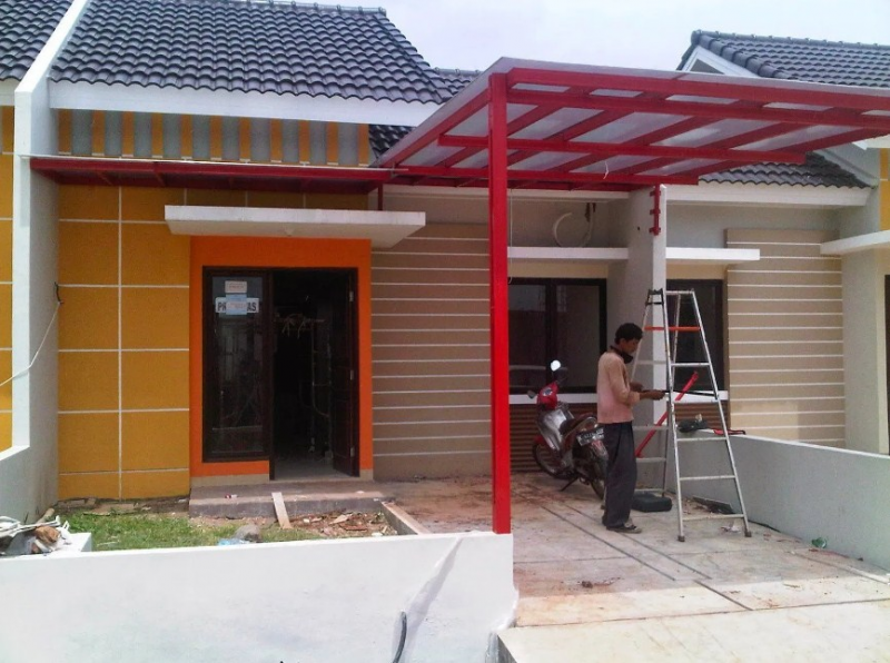 kanopi untuk garasi motor dan mobil baja ringan