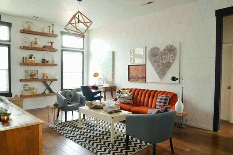 Desain Interior Perpaduan Aneka Macam Barang