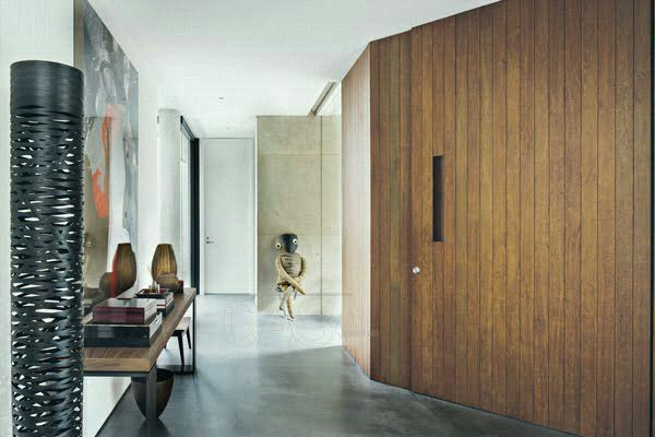 Interior Minimalis Pintu Dorong
