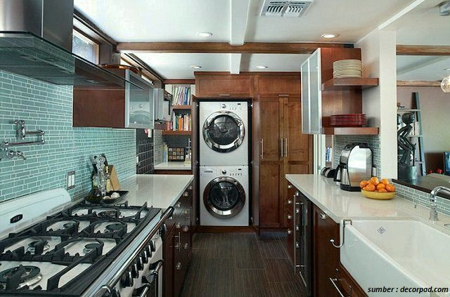 Desain Dapur + Mesin Cuci