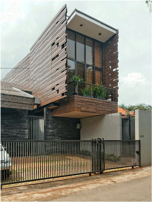 Desain Interior Konsep Rumah Lantai 2 Kayu