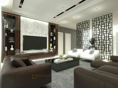 Corak Artistik Kubik Sebagai Dinding