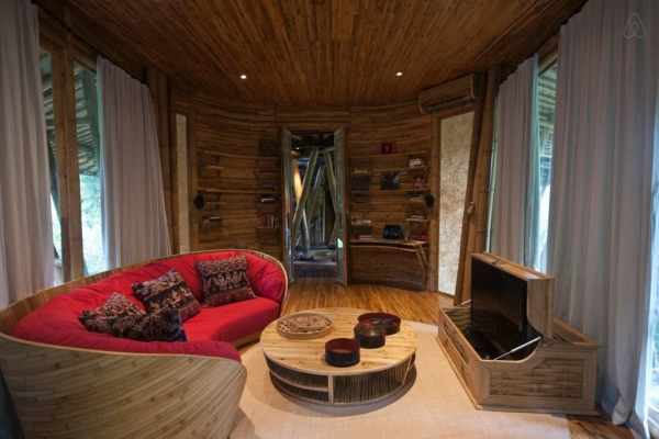 Desain Interior Rumah Bambu Minimalis