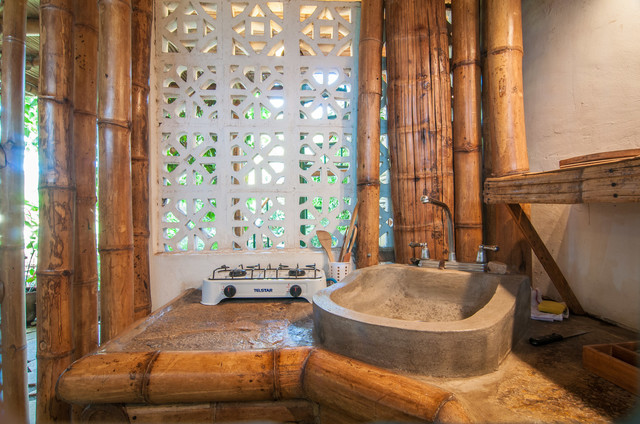 Foto Desain Interior Rumah Bambu