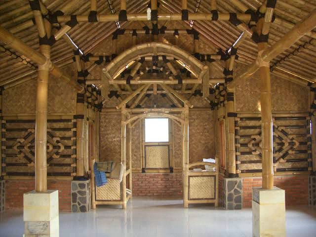 Ruang Dalam Interior Bambu