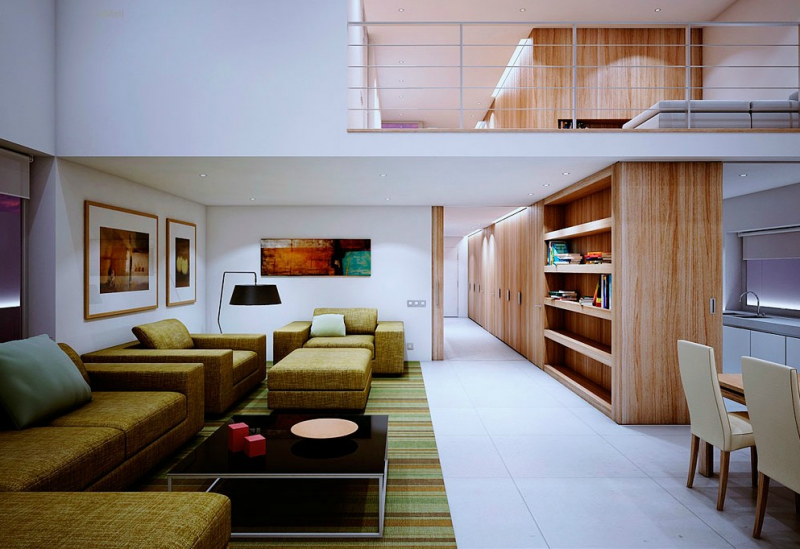 Desain Interior Rumah Kayu Sederhana Kekinian - Desain id