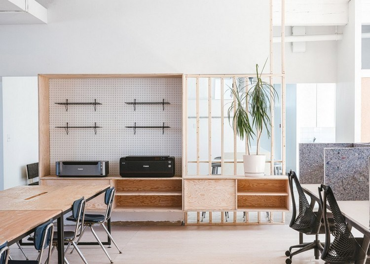 Desain Interior Kantor Minimalis Natural