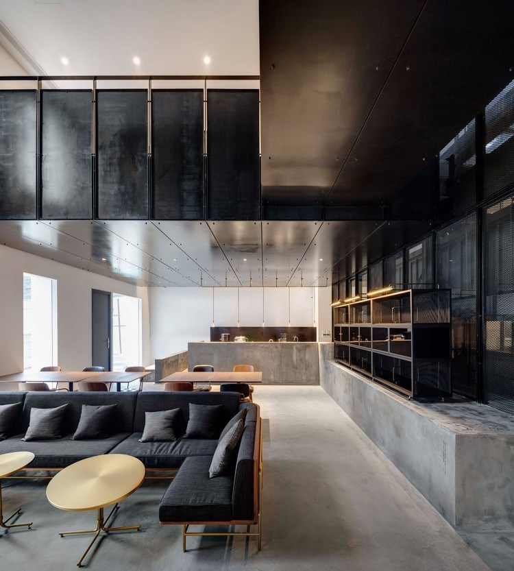 Kantor Elegan Nuansa Industrial