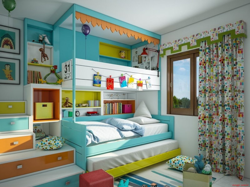 Desain Interior Kamar Anak Unik