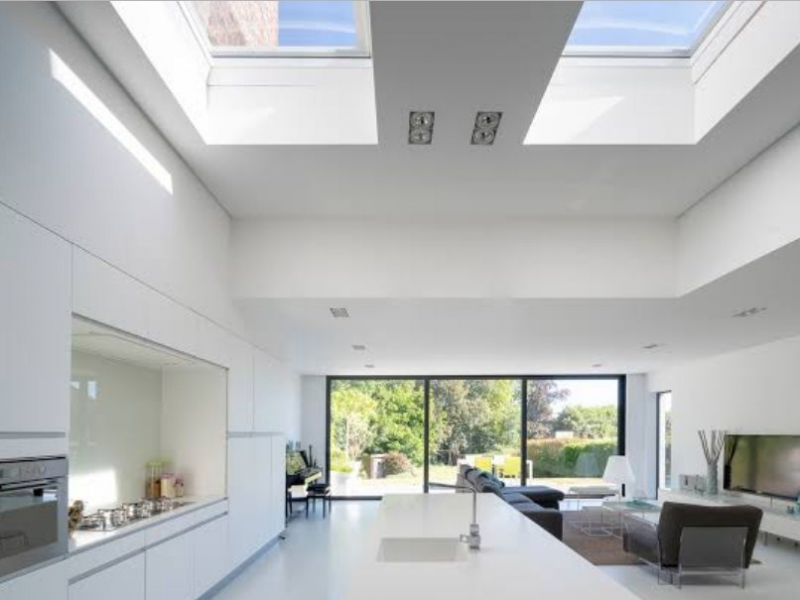 Atap Transparan Dapur Modern